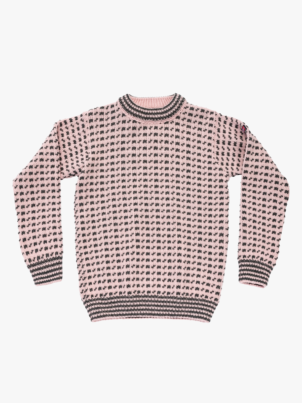 Devold Islender Crew Neck Chalk Pink / Anthracite