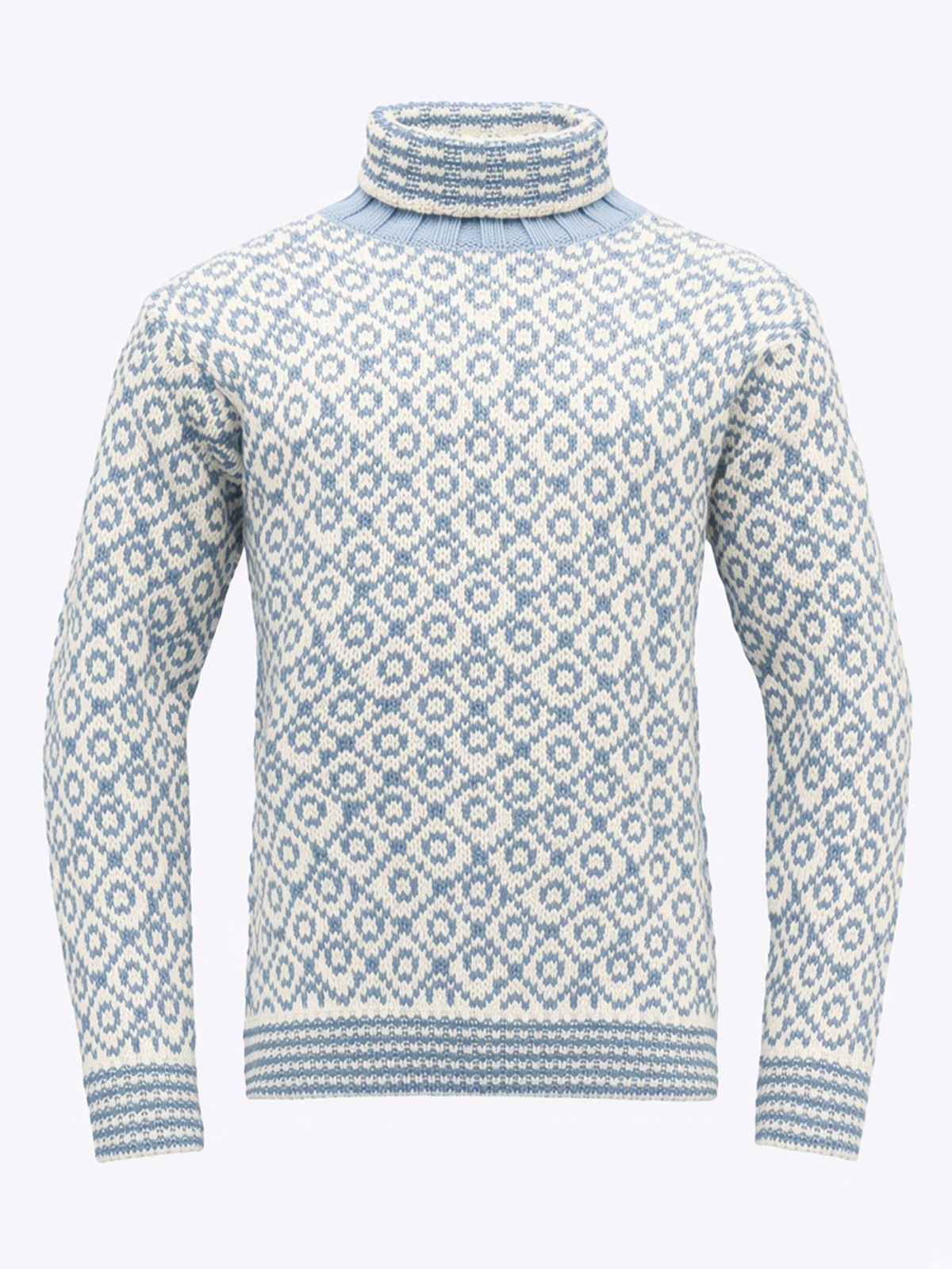Devold Svalbard Sweater High Neck Dawn / Offwhite