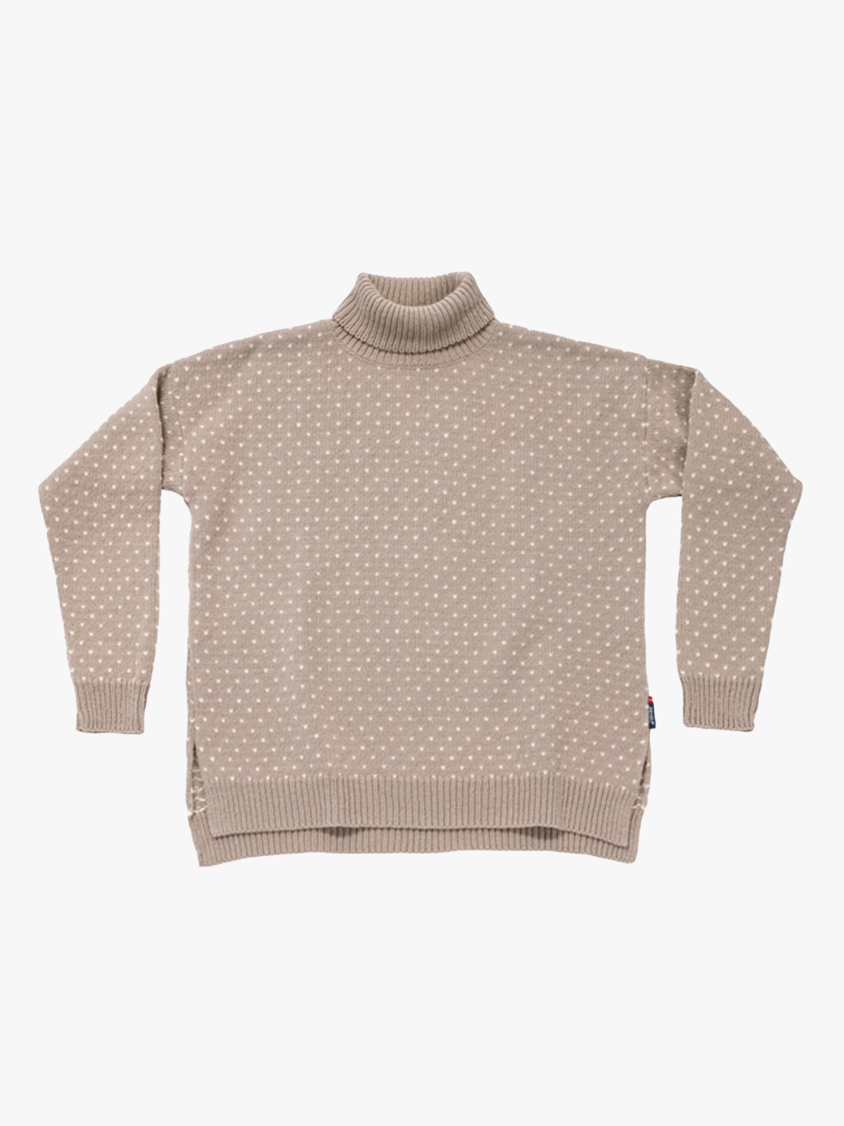 Devold Sørisen Wool Sweater Stone/Offwhite