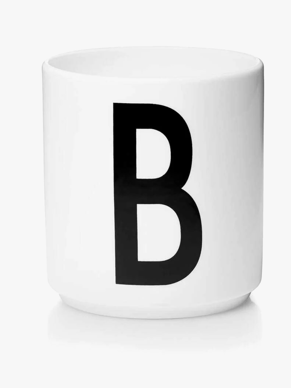 Design Letters Personal Porcelain cup Hvit