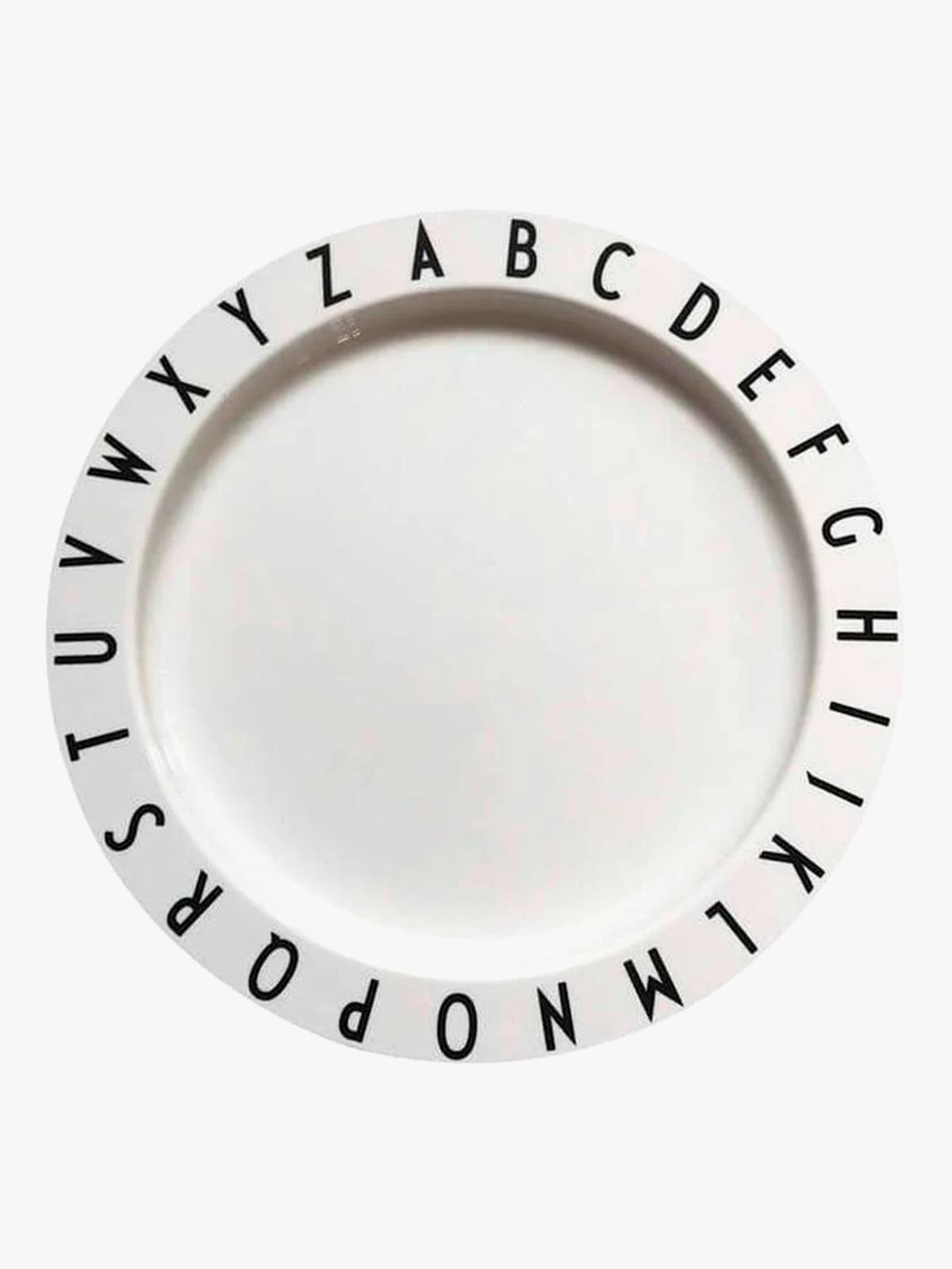 Design Letters Eat & Learn plate tritan White