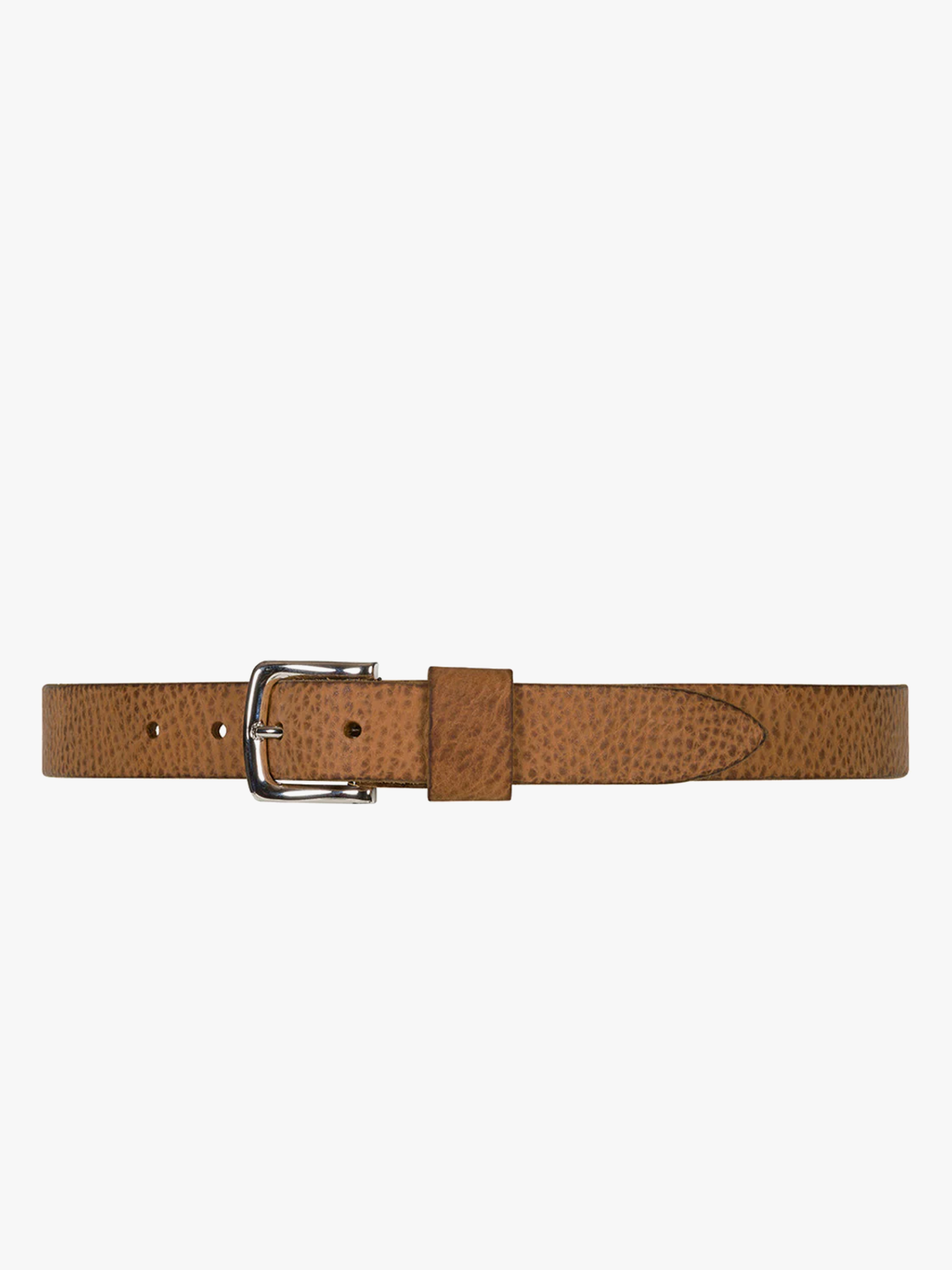 Depeche Jeans belt Cognac / Silver