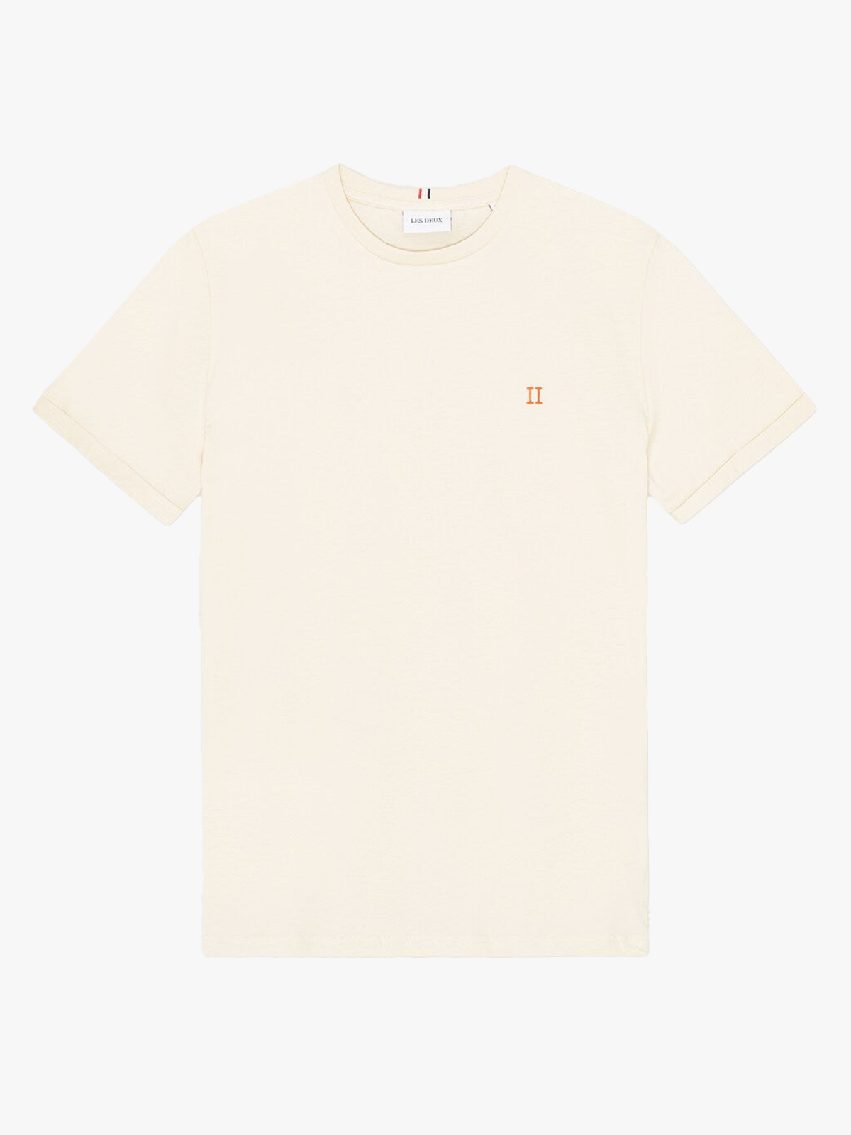 Les Deux Norregaard T-Shirt Ivory / Orange