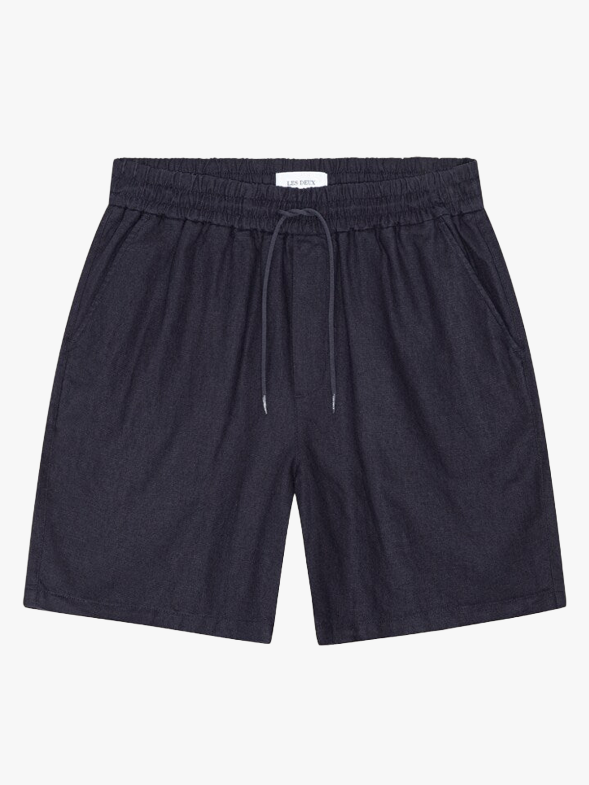 Les Deux Otto Linen Shorts Dark Navy