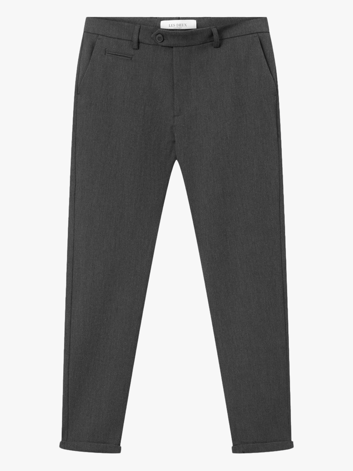 Les Deux Como Suit Pants Dark Grey Melange
