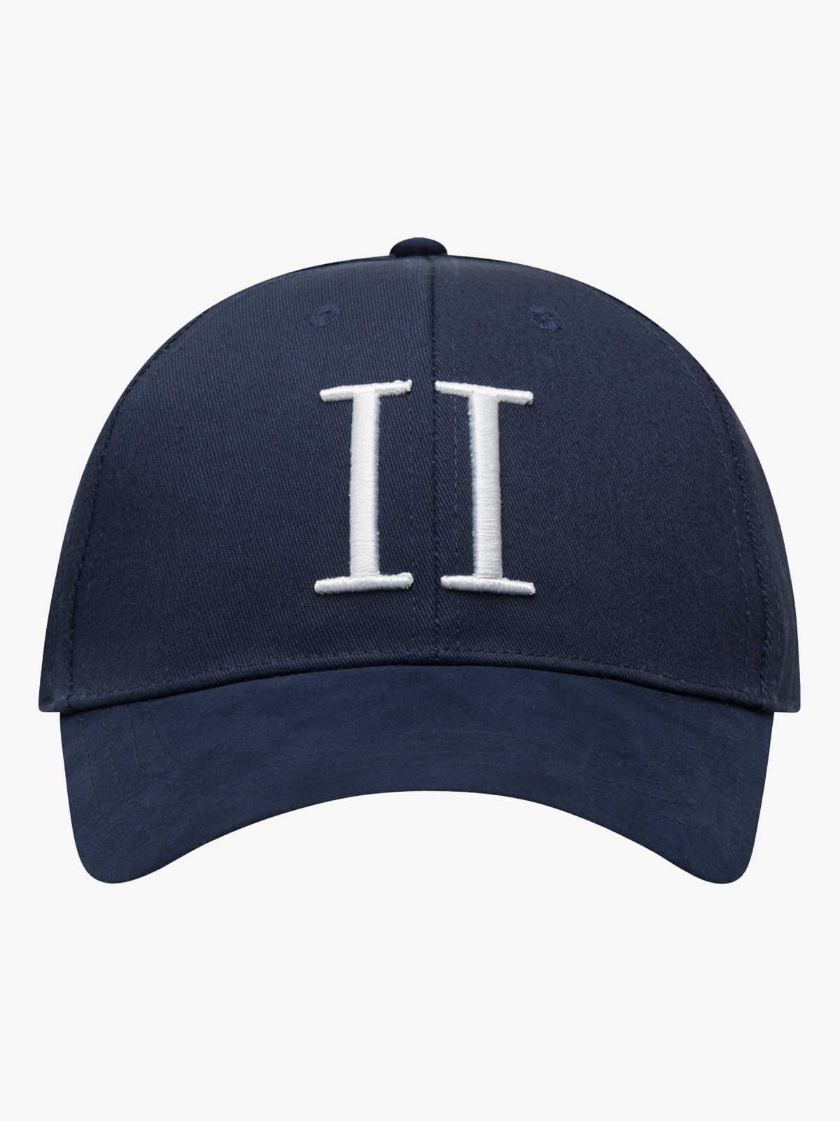 Les Deux Baseball Cap Suede II Dark Navy / White