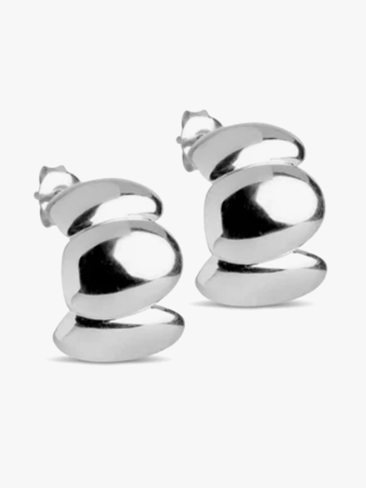 ENAMEL Copenhagen Melia Chunky Hoops Sølv