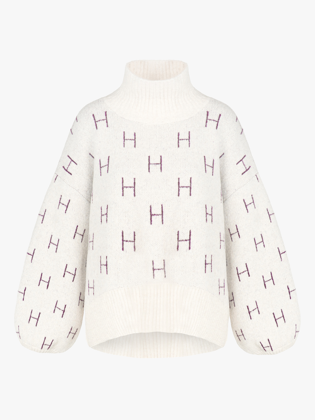 Hést Fam Short Sweater Vanilla Ice