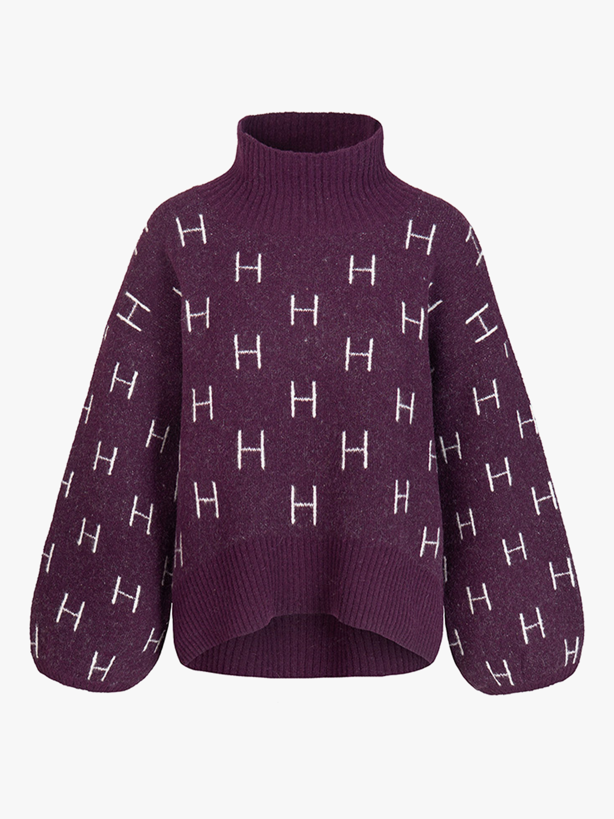 Hést Fam Short Sweater Patent Purple
