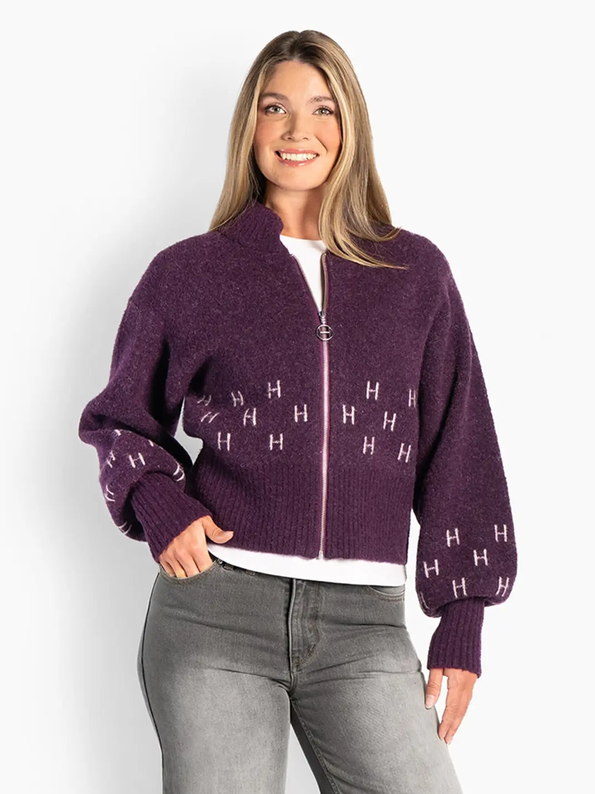 Hést Märtha Short Jacket Potent Purple