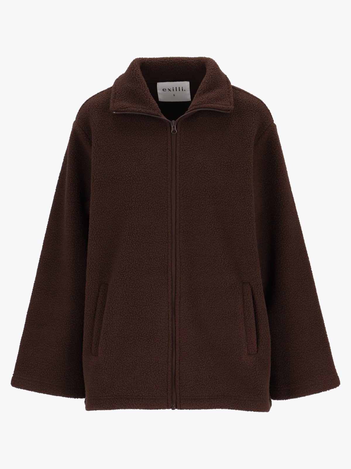 Exilli Ember Pile Zip Jacket Coffee