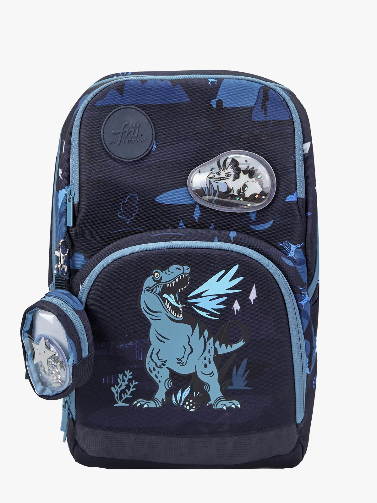 FRII Skolesekk 22L Dinosaur Blue