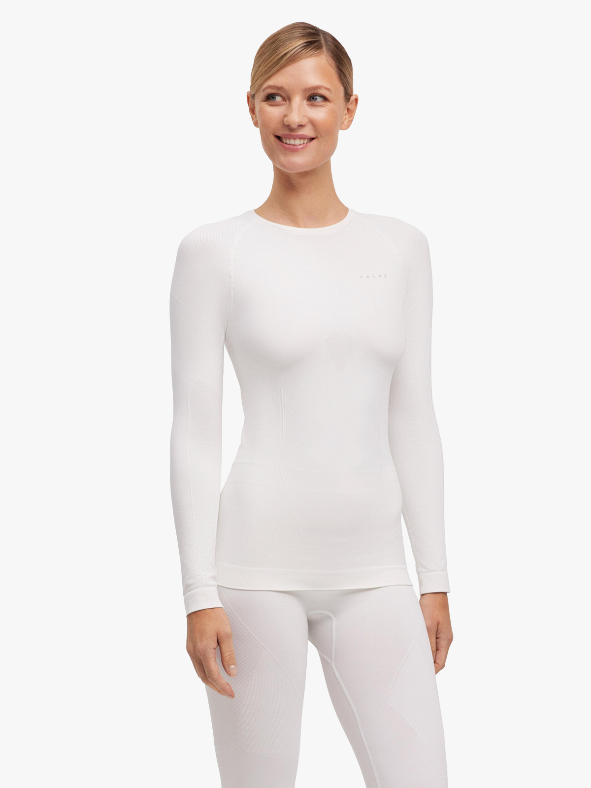 Falke Women Long Sleeve Shirt Warm White