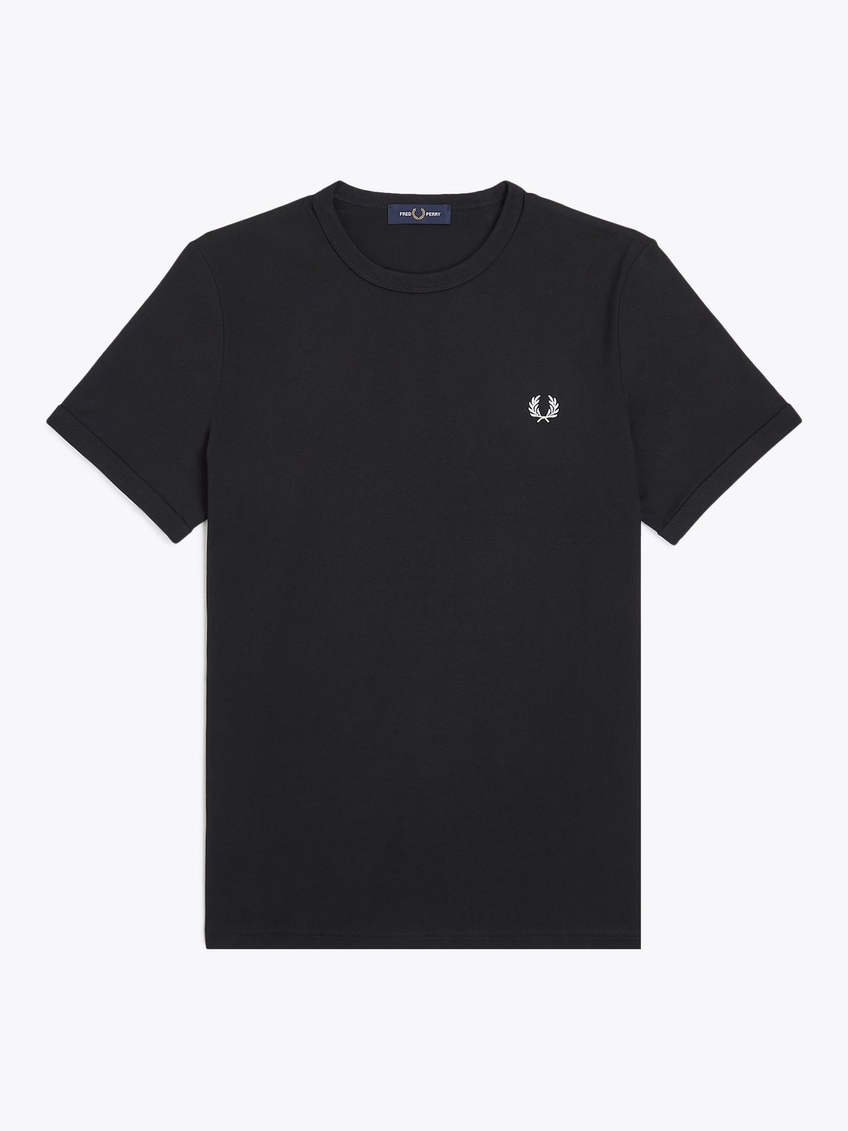 Fred Perry Ringer Tee Black