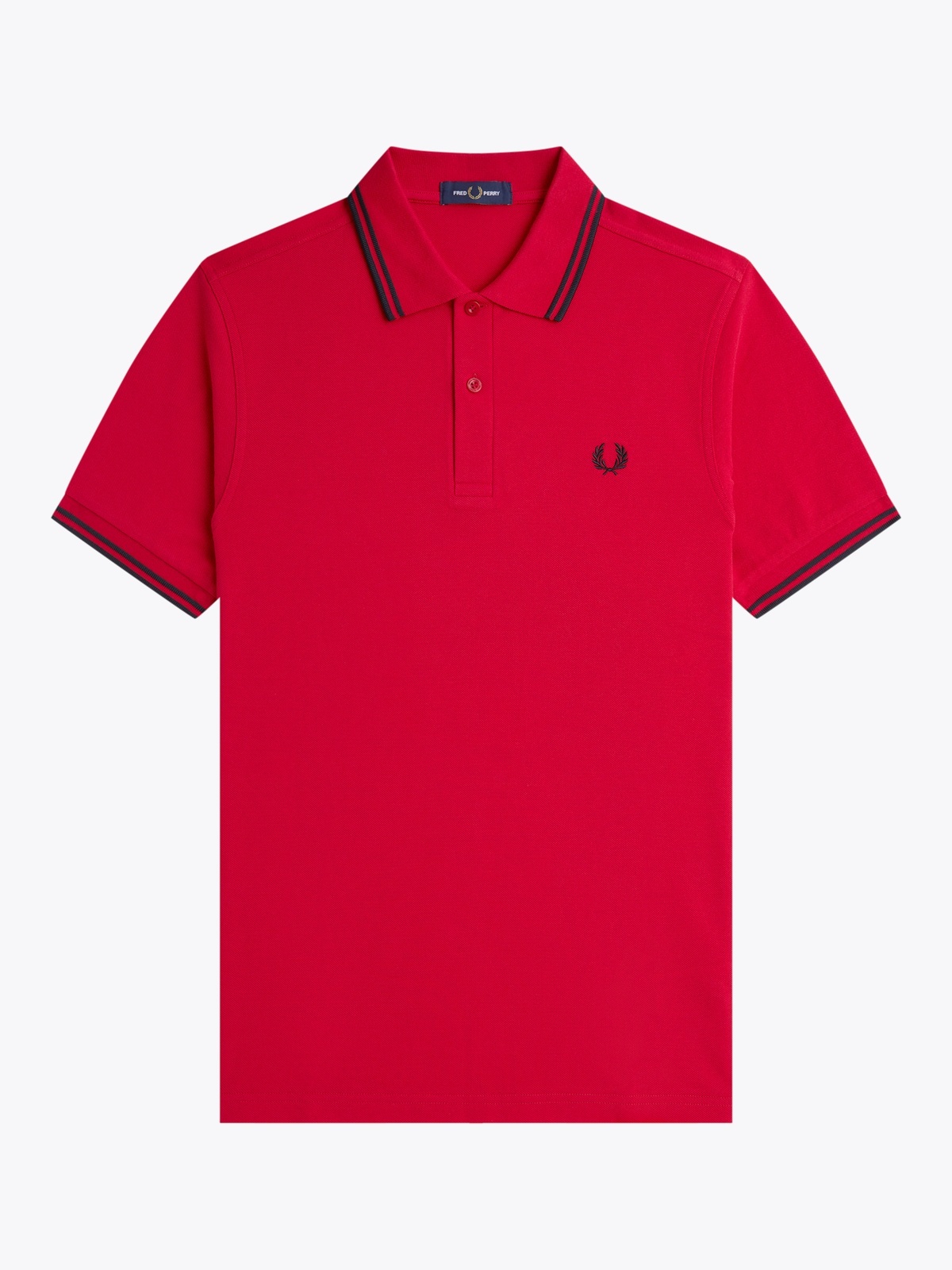 Fred Perry Twin Tipped Polo Rød
