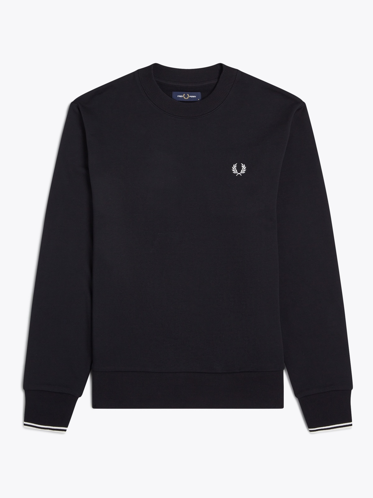 Fred Perry Classic Crew Neck Black