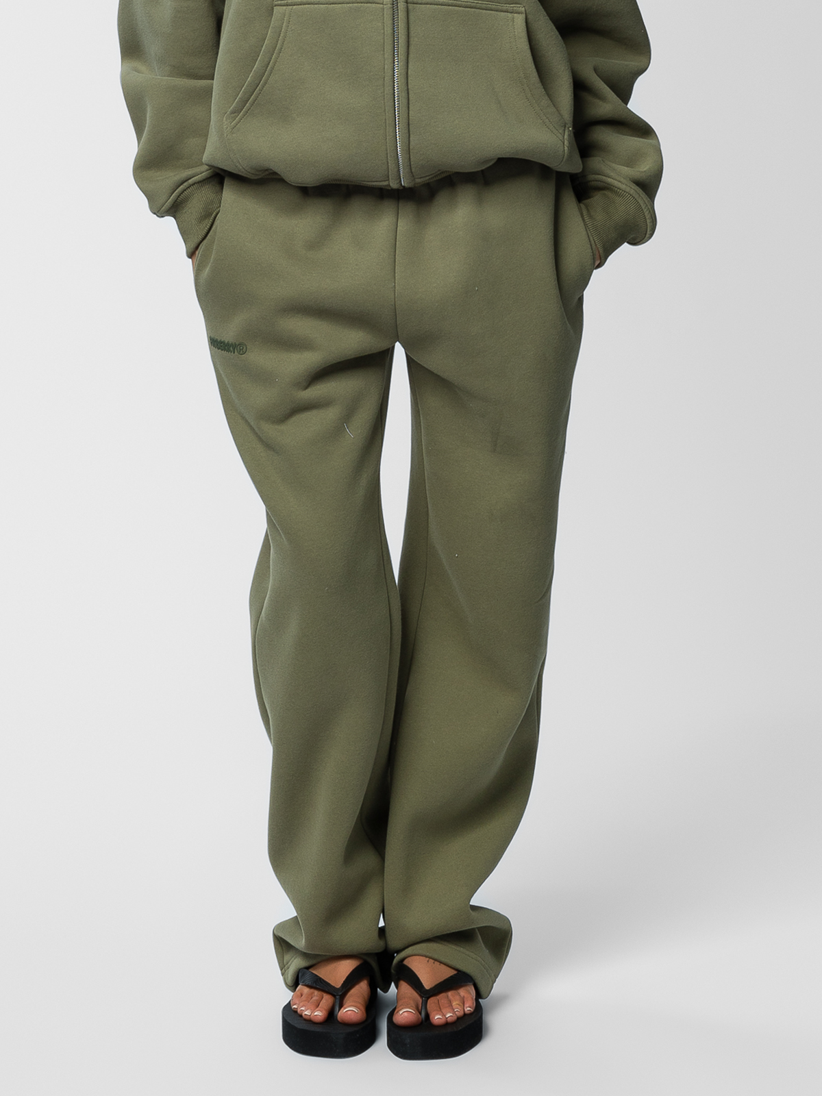 Fitberry Signature Straight Leg Joggers Olive