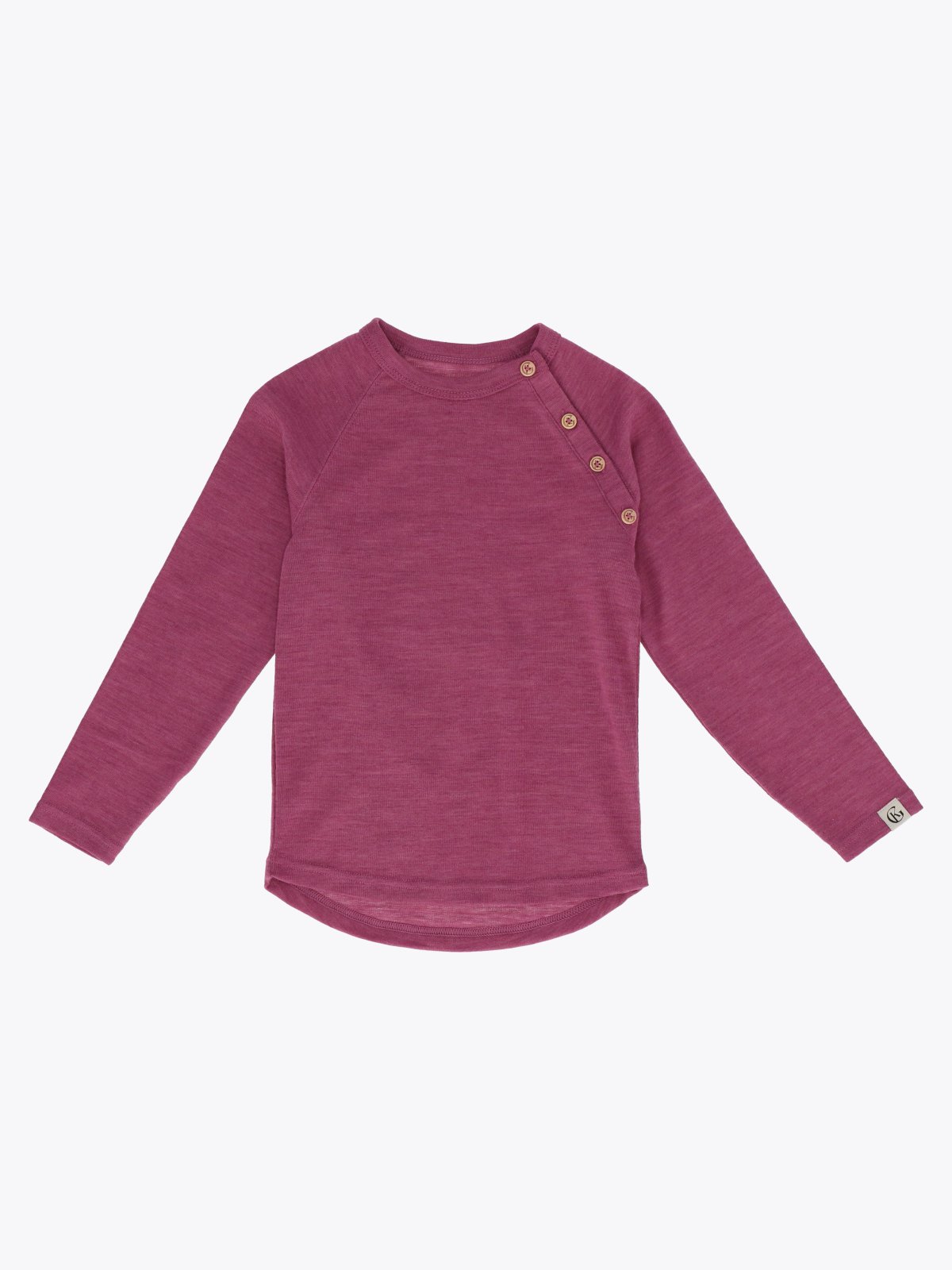 Gullkorn Villvette Ull Longsleeve Fløyelsrosa