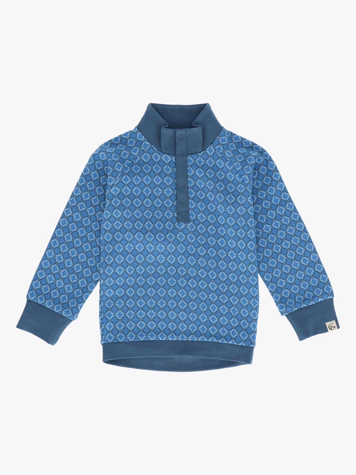 Gullkorn Axi Jacquard Genser Mørk Himmelblå