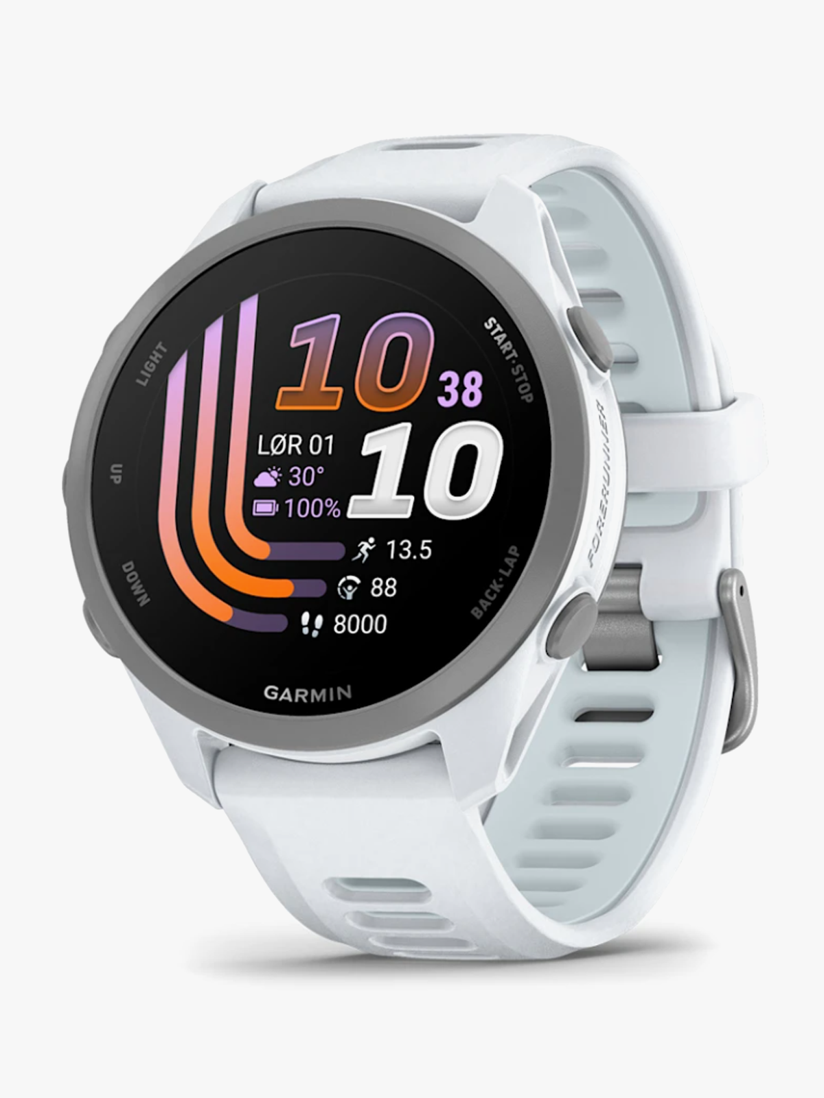 Garmin Forerunner 170 Music Granulittfarget med granulittfarget/skyblå rem