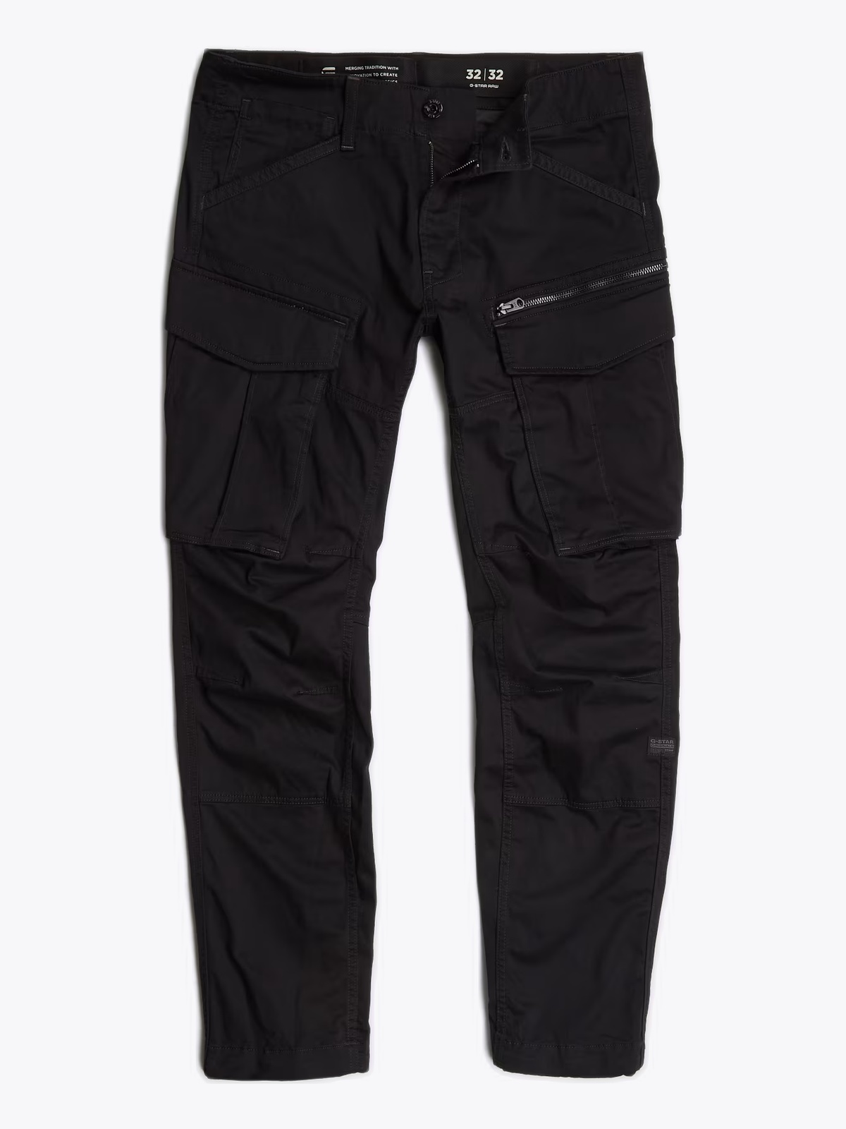 G-STAR Rovic Zip 3D Regular Tapered Black