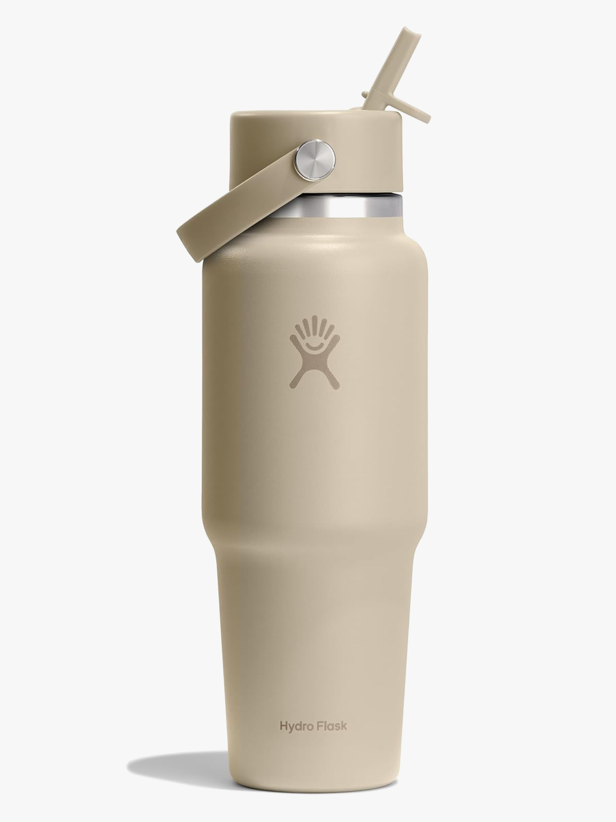 Hydro Flask Wide Flex Straw Travel Bottle 32oz Beige