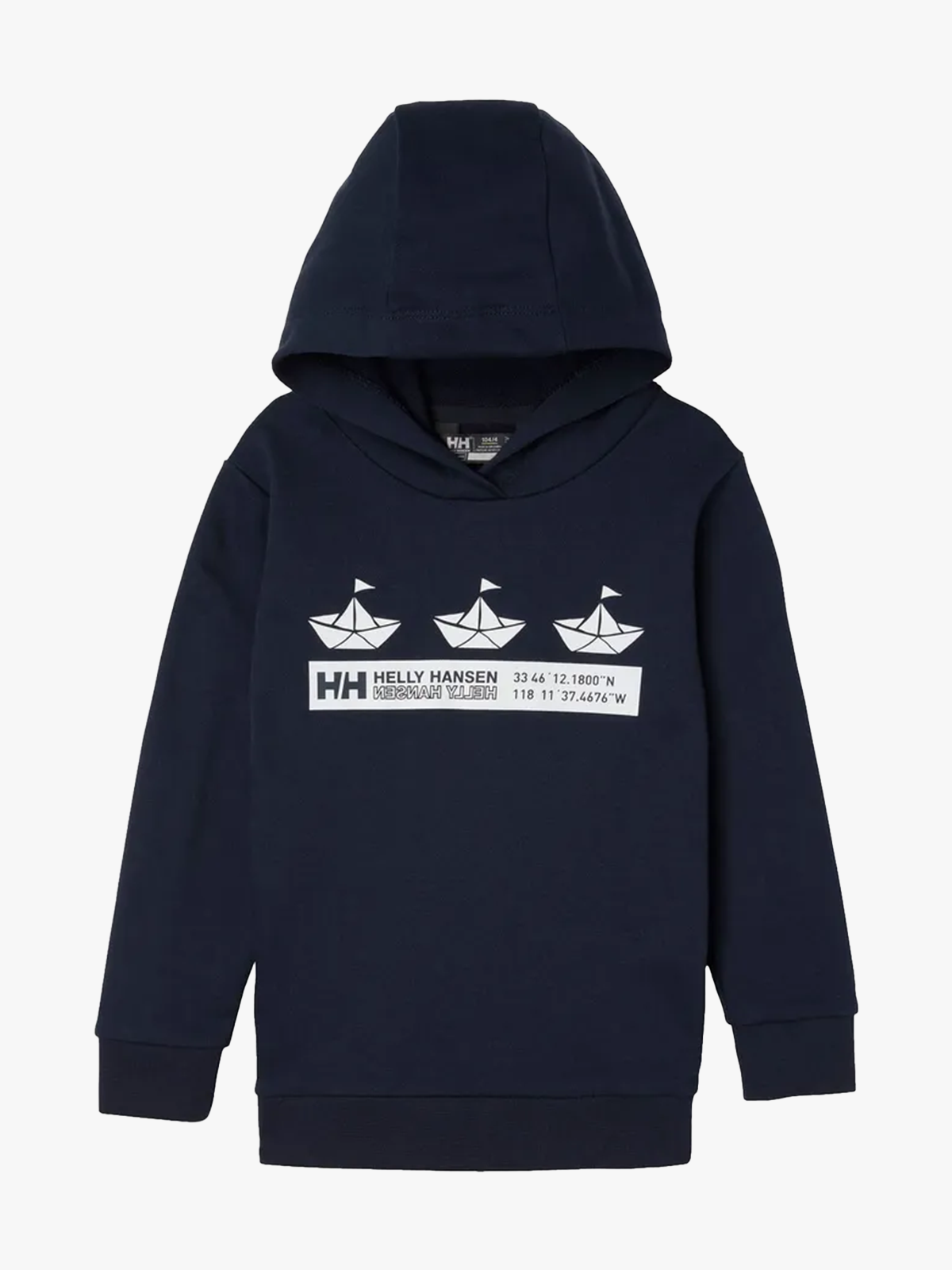 Helly Hansen Kids' HH Graphic Hoodie Navy