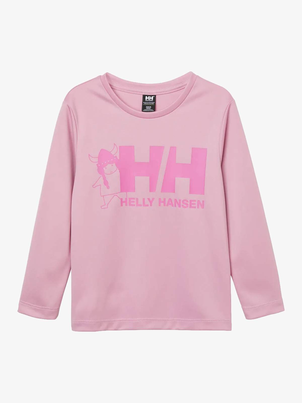 Helly Hansen Kids Tech Graphic Long Sleeve Top Pink Lavendel