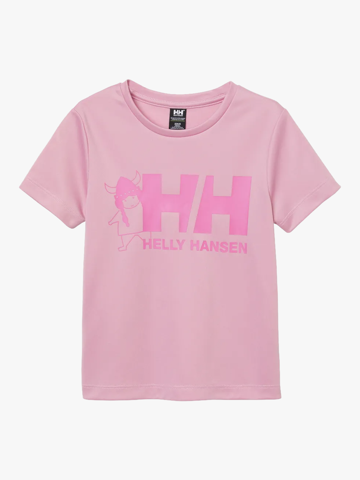 Helly Hansen Kids Tech Graphic T-Shirt Pink Lavendel