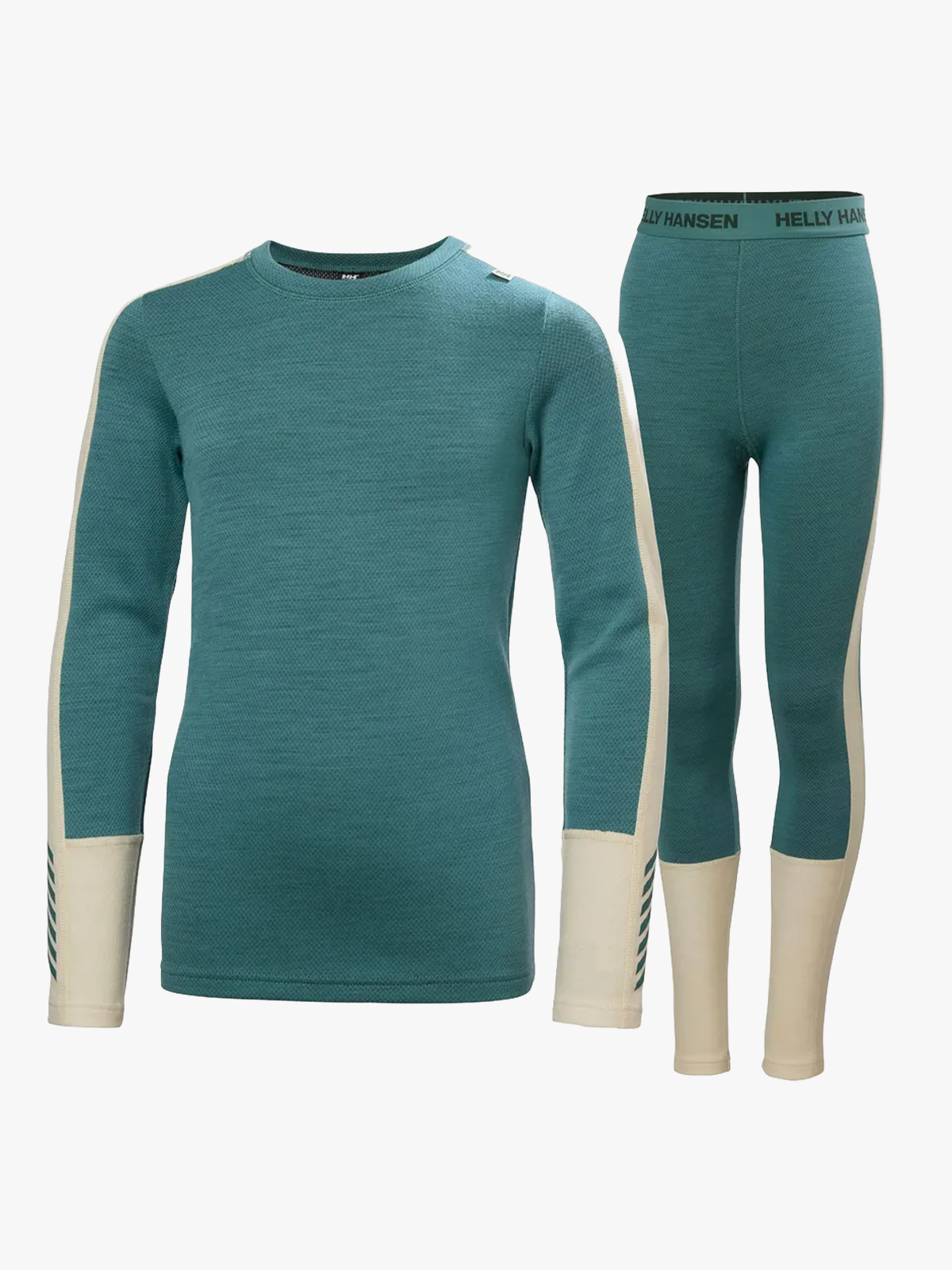 Helly Hansen Junior Lifa Merino Midweight Set Opal Green