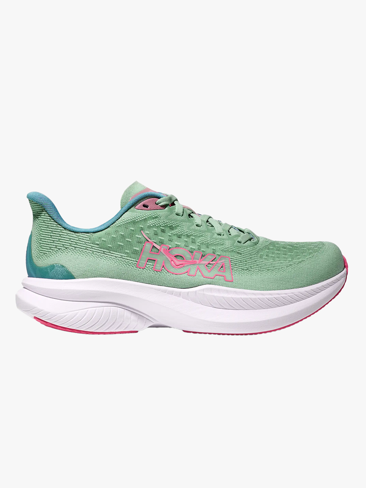 Hoka Mach 6 Jadeite / Alpine Blue