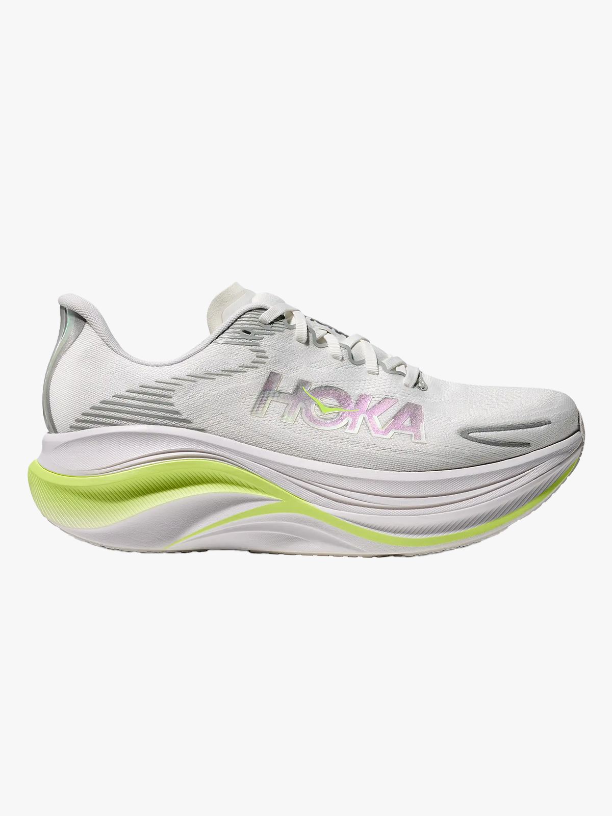 Hoka Skyward X 2 White / Neon Yuzu
