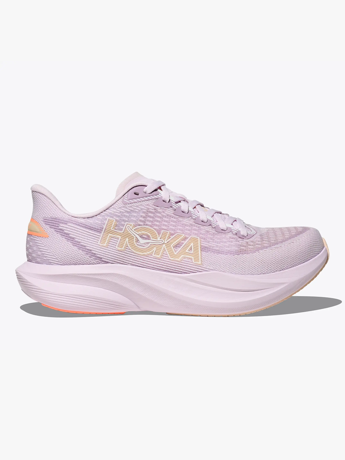 Hoka Mach 7 Lilac Cream / Tangerine Glow