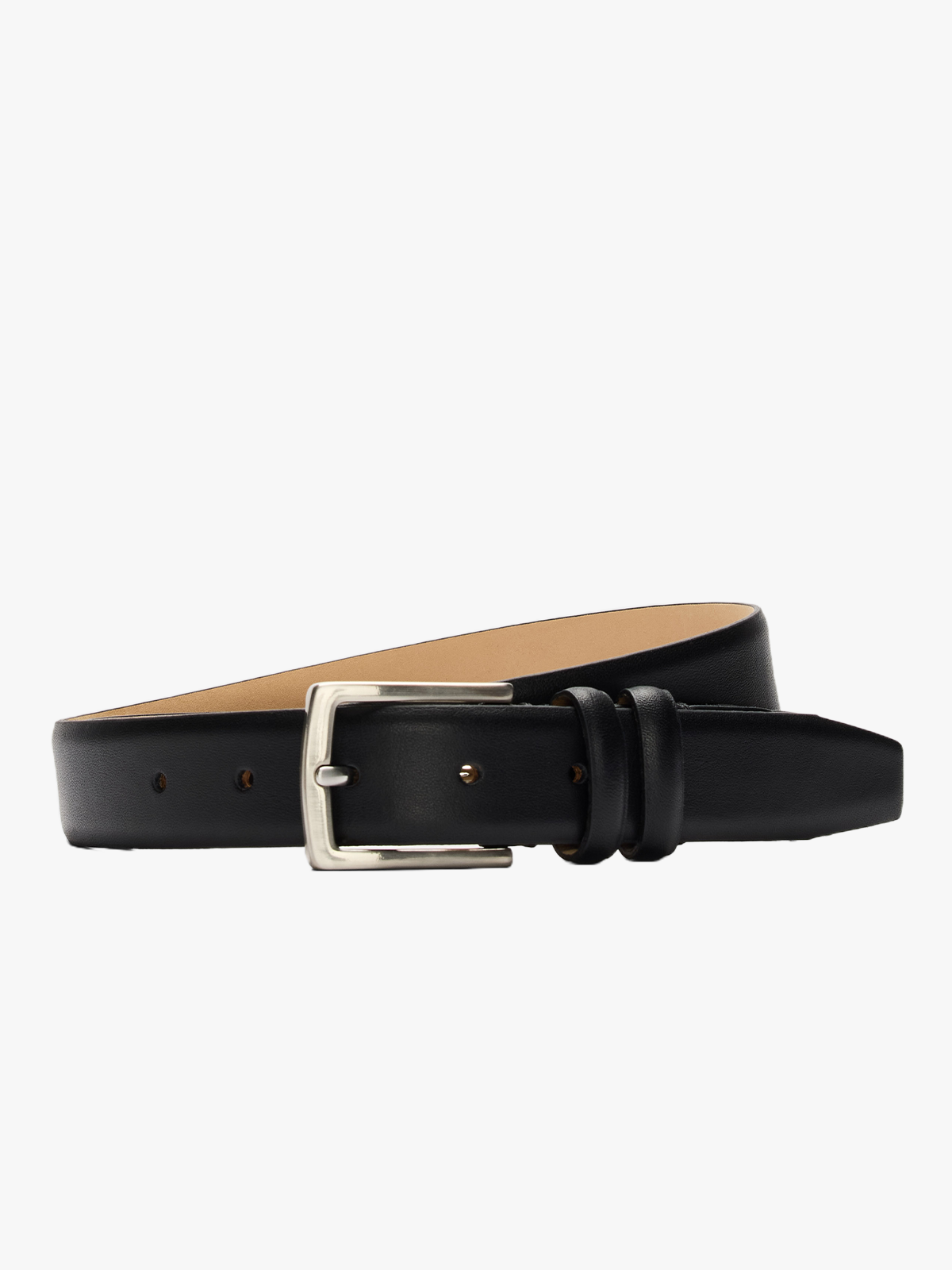 Selected Homme Carl Classic Leather Belt Black