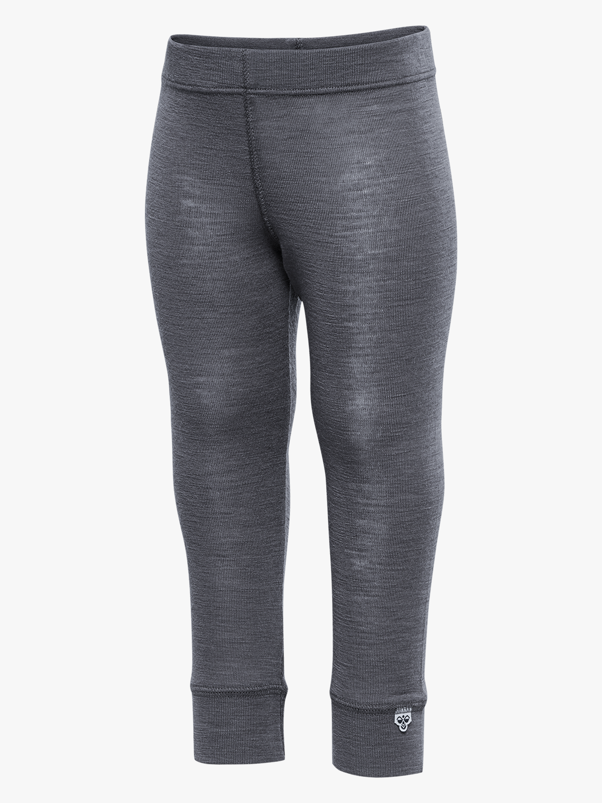 Hummel Mini Wool Rib Tights Grey Melange