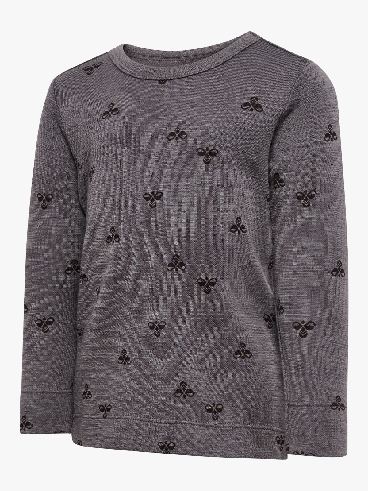 Hummel Mini Wool T-Shirt Long Sleeve Charcoal Grey