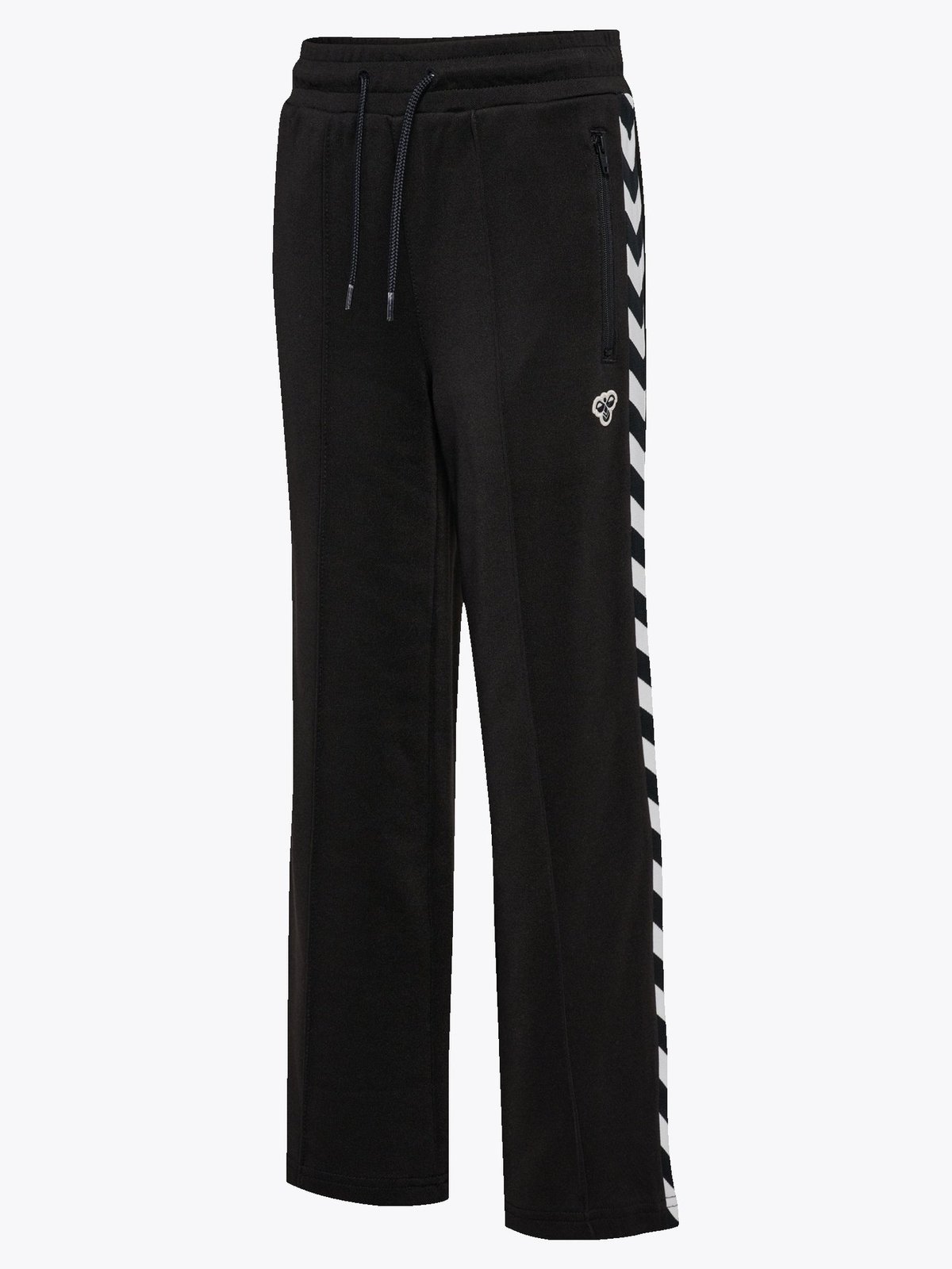 Hummel Junior Archive Wide Leg Poly Pants Black