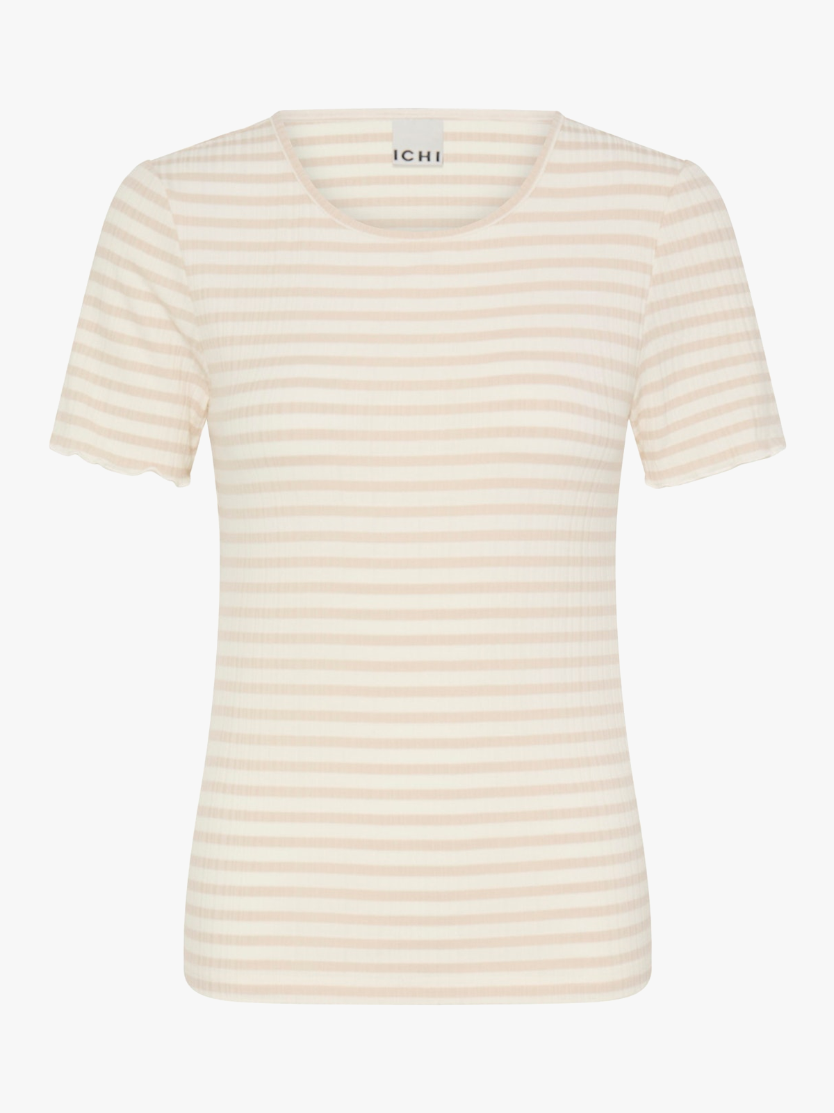 Ichi Cella Short Sleeve Cloud Dancer / Oatmeal