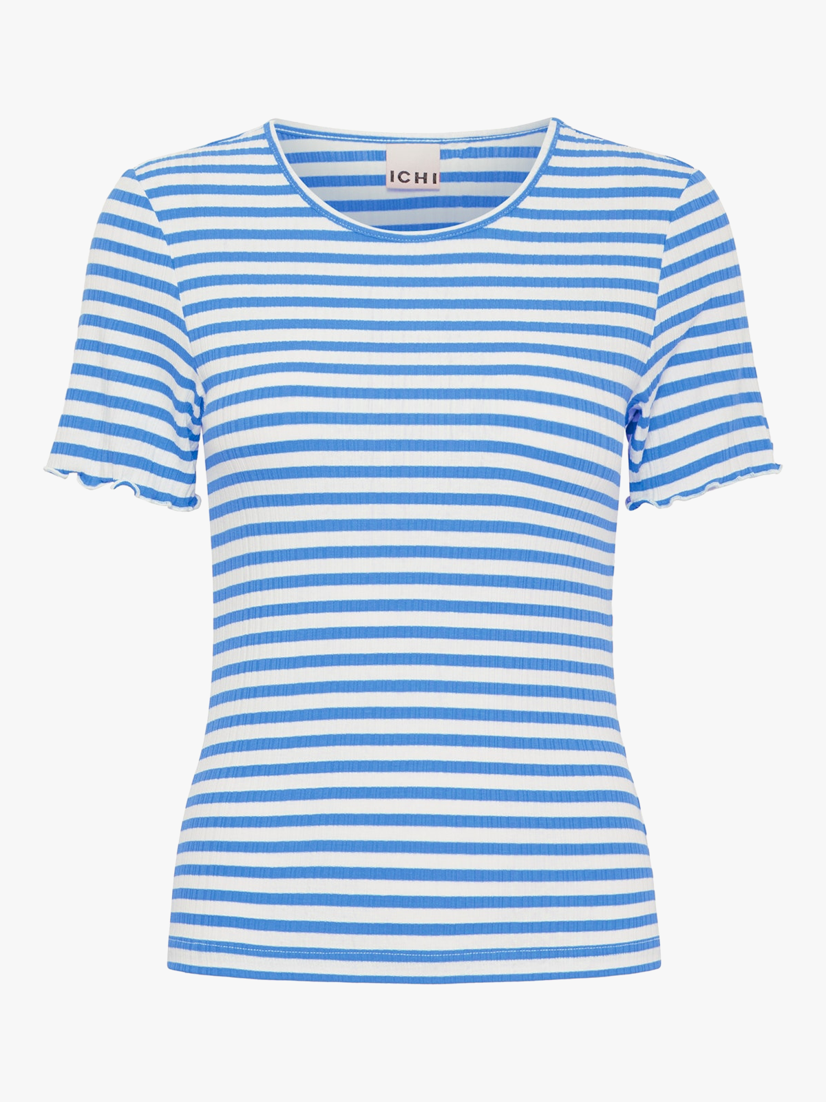 Ichi Cella Short Sleeve Nebulas Blue / Cloud Dancer