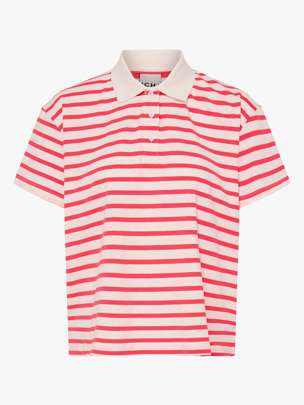 Ichi Mira Polo Short Sleeve Rød