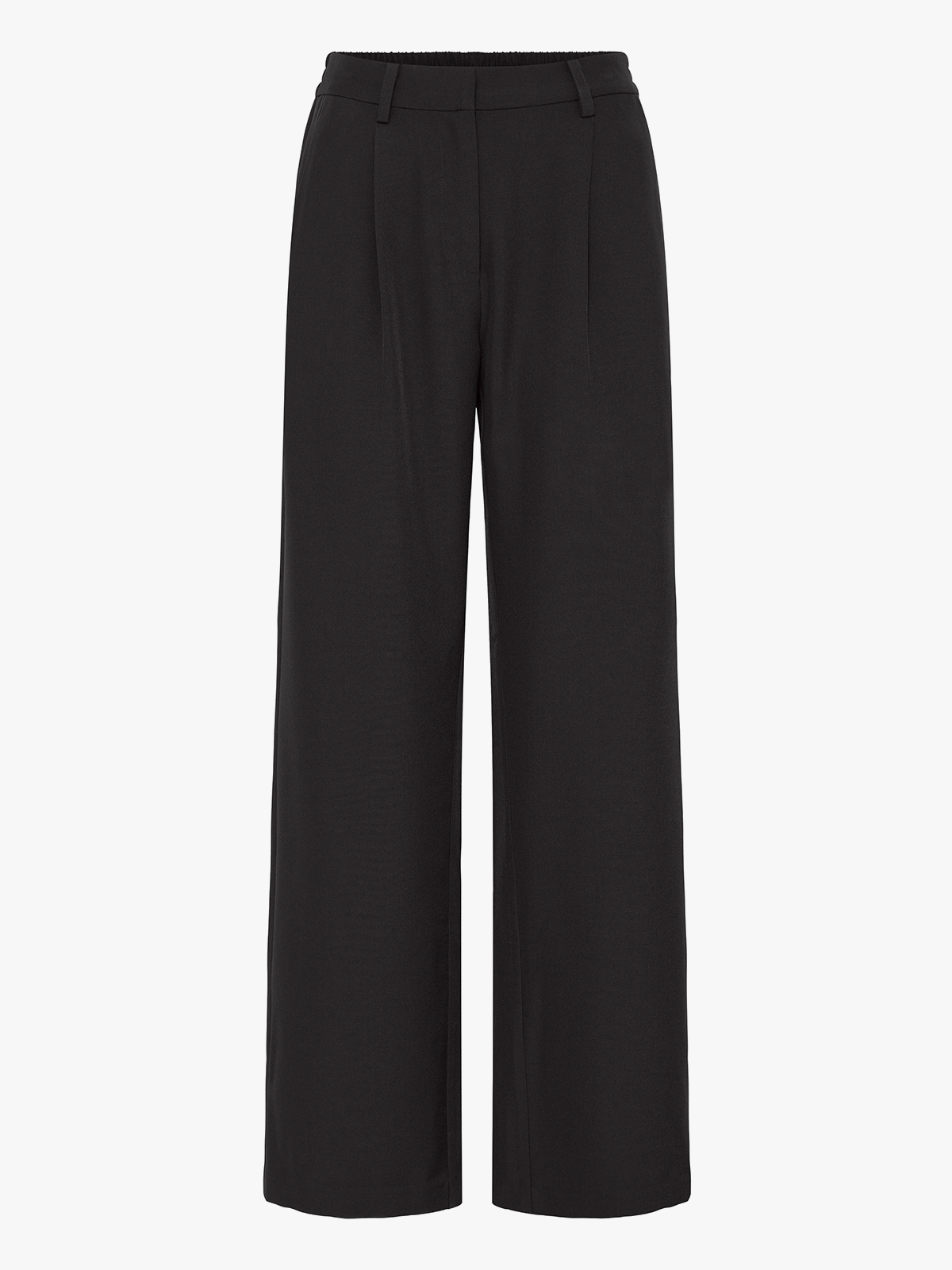 Ichi Fava Wide Pants Black