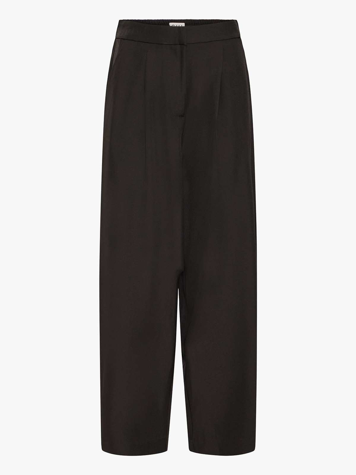 Ichi Fava Barrel Pants Black
