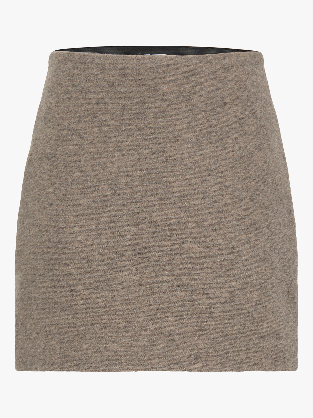 Ichi Wolca Skirt Greige Melange