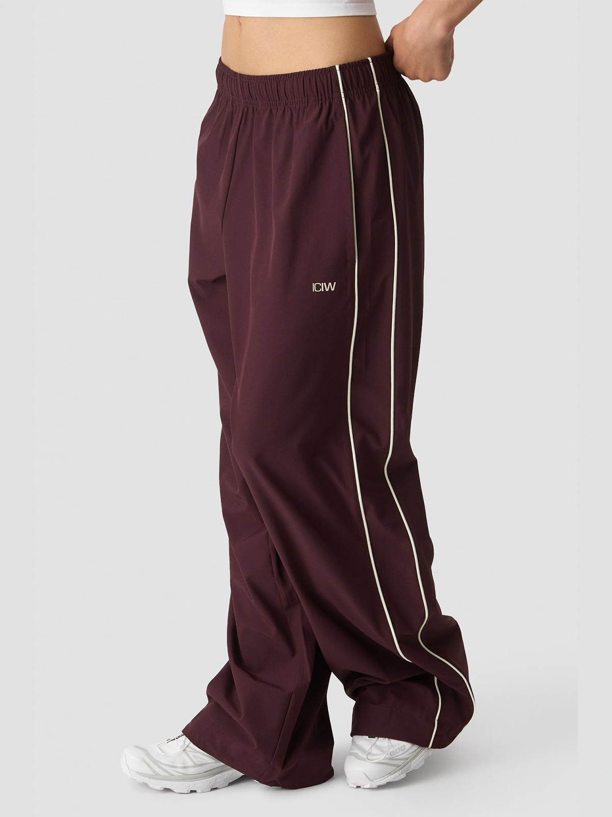 ICIW Contrast Pants Espresso