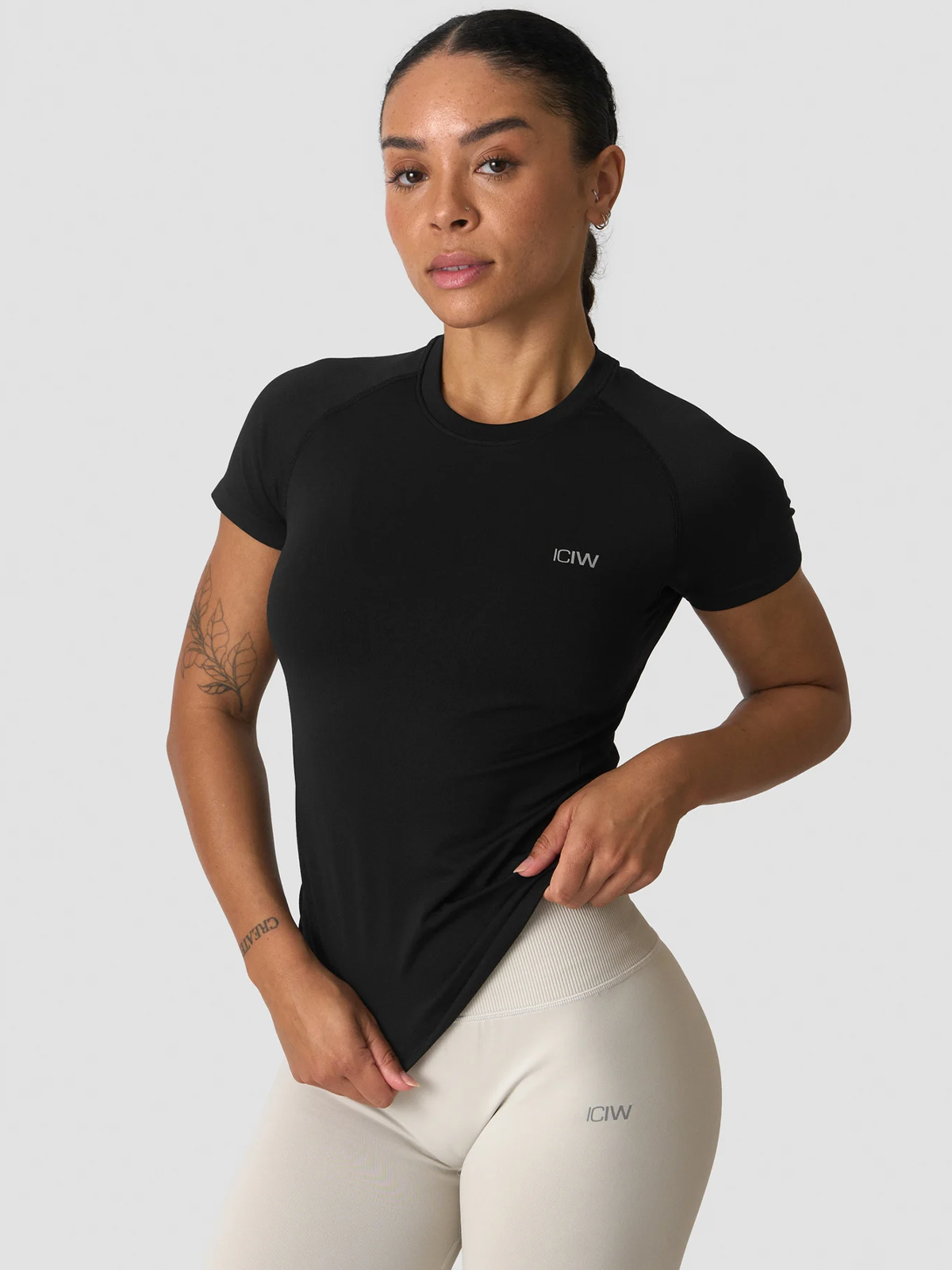 ICIW Define Seamless T-Shirt Black