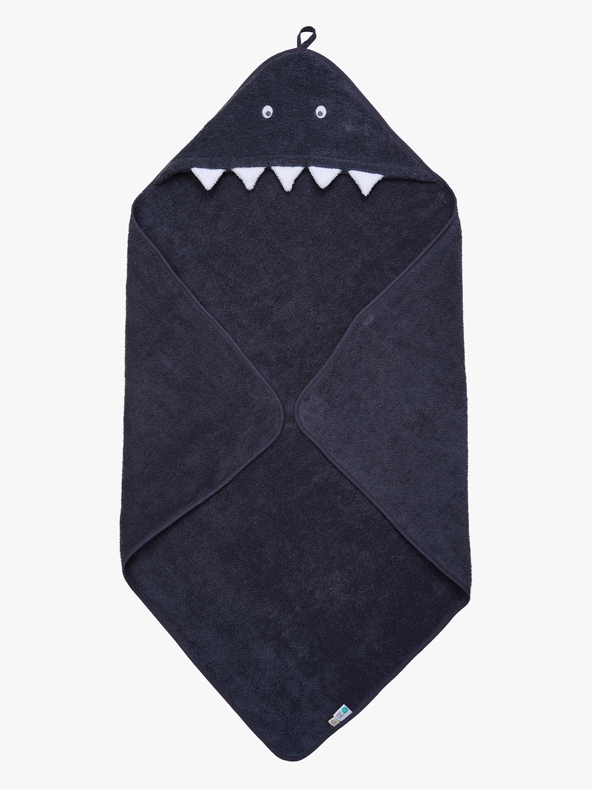 Pippi Hooded baby towel Grå