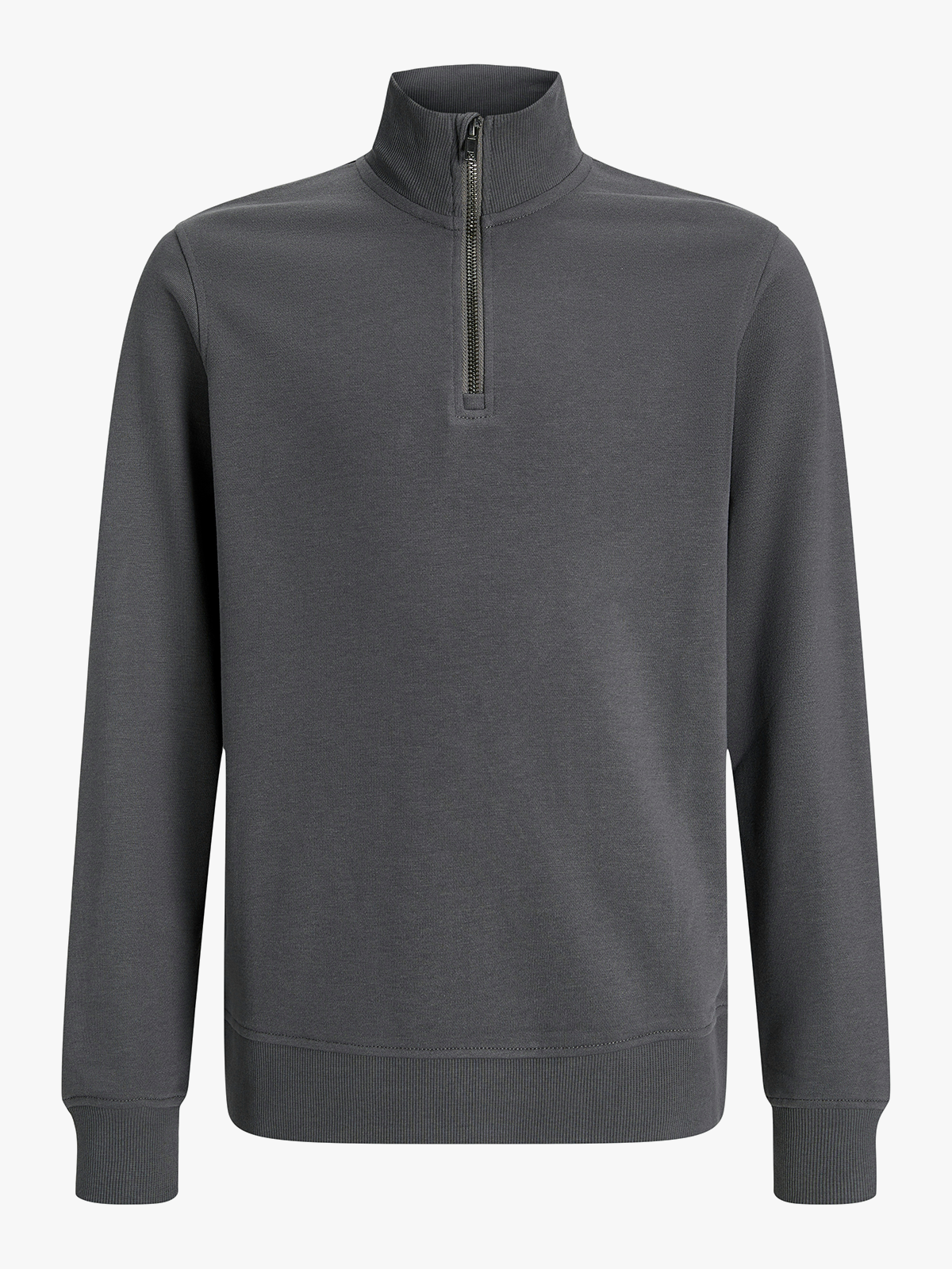 Jack and Jones Junior Bradley Sweat Half Zip Junior Castlerock