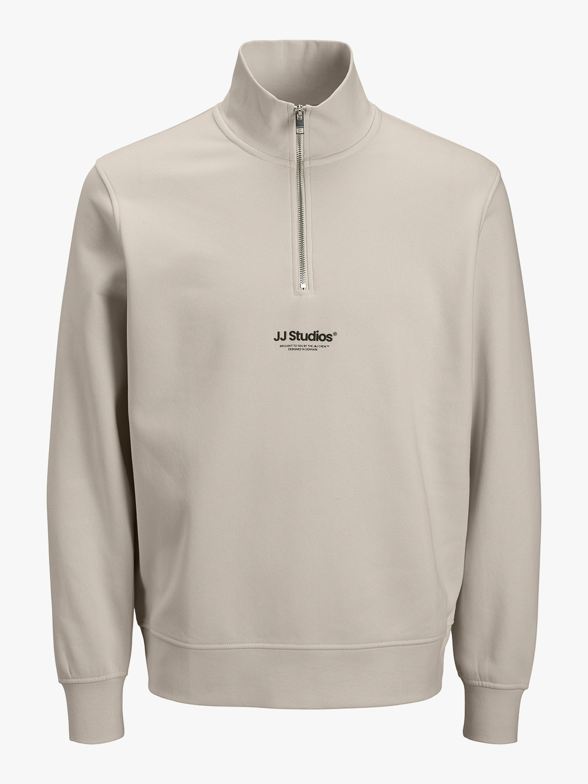 Jack and Jones Junior Soho Sweat Quarter Zip Moonbeam