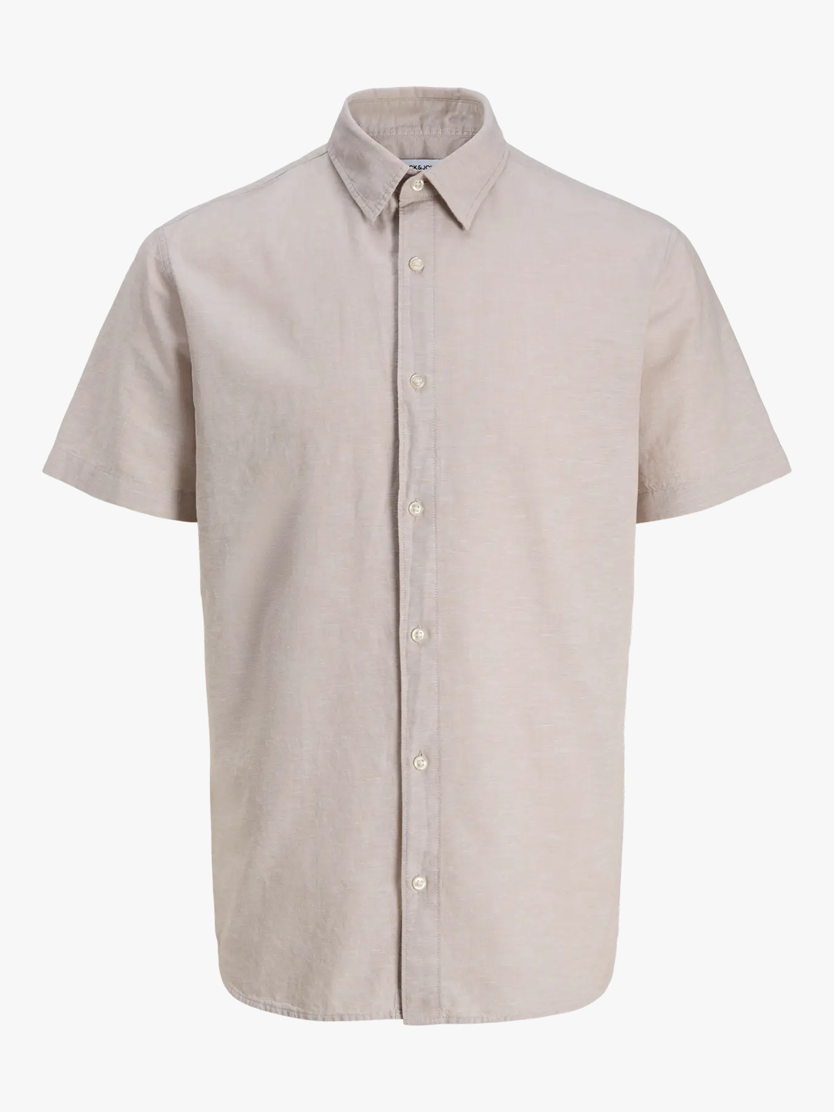 Jack and Jones Junior Breeze Linen Blend Shirt Short Sleeve Junior String