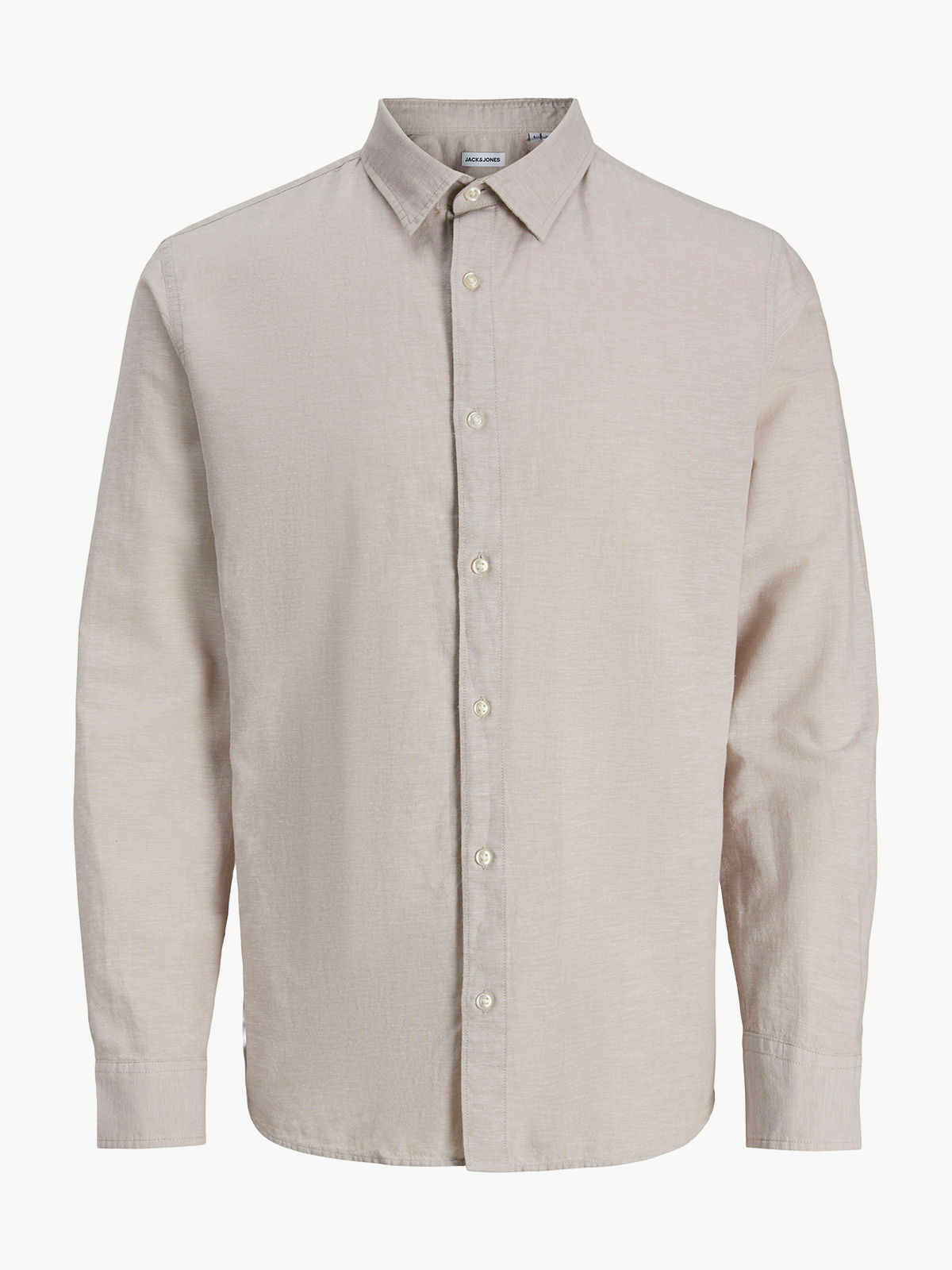 Jack and Jones Junior Junior Breeze Linen Blend Shirt Long Sleeve String